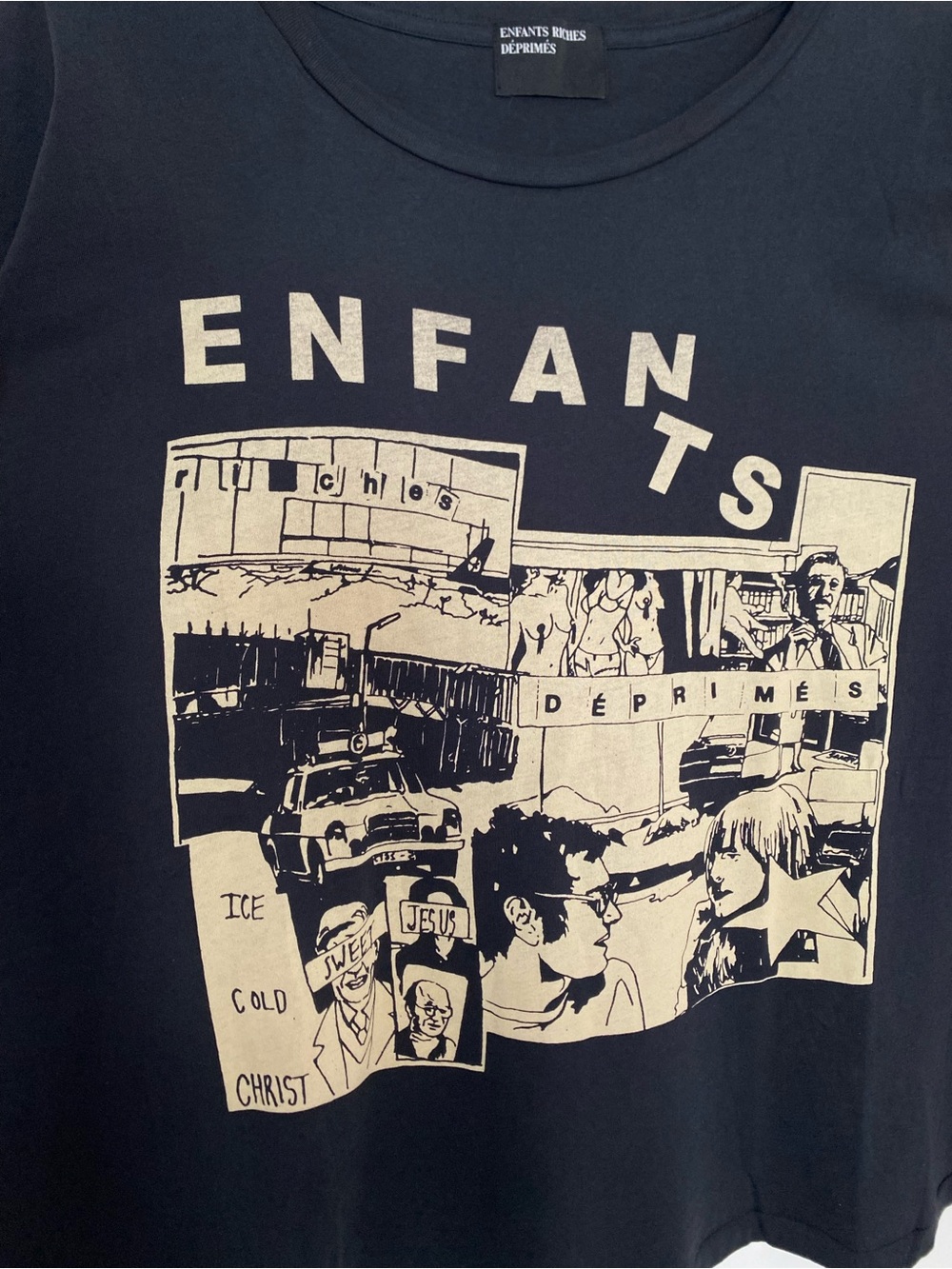 Enfants Riches Déprimés - Ice Cold Christ T-Shirt Dark Navy - Picture 2 of 8